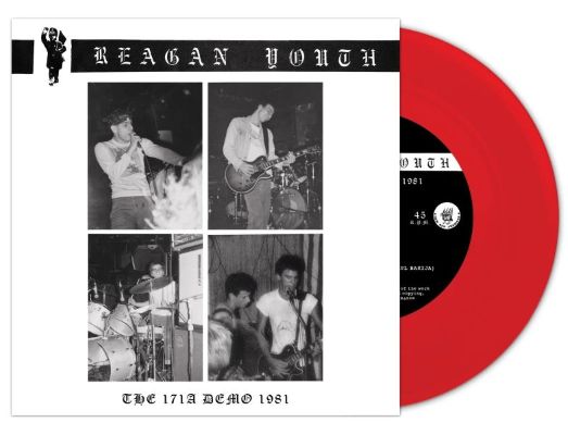 REAGAN YOUTH "The 171A Demo 1981" 7" Ep (NRA) Red Vinyl